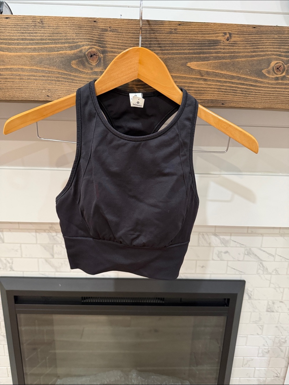 lululemon athletica Black Sports race back bra Tank